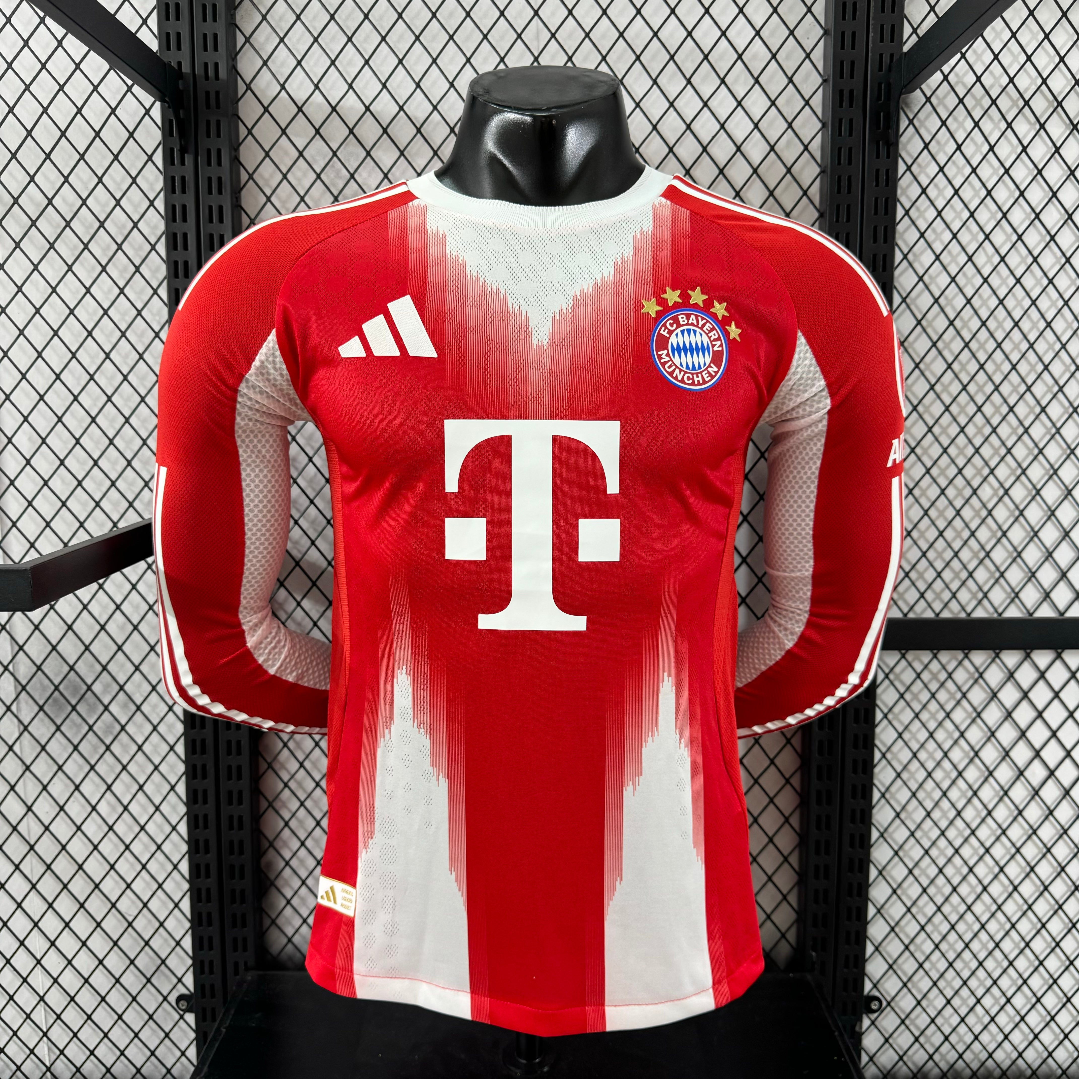 Bayern Munchen 2025-2026 Long Sleeve Home Kit