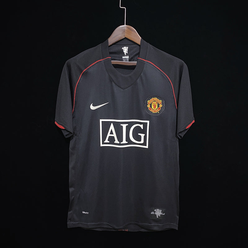 MANCHESTER UNITED BLACK RETRO 07/08