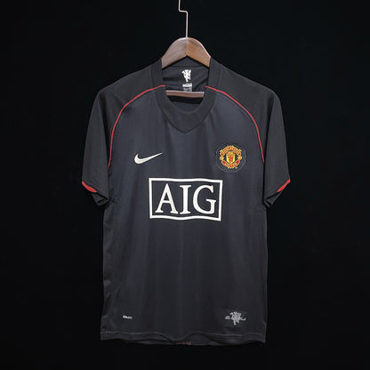 MANCHESTER UNITED BLACK RETRO 07/08