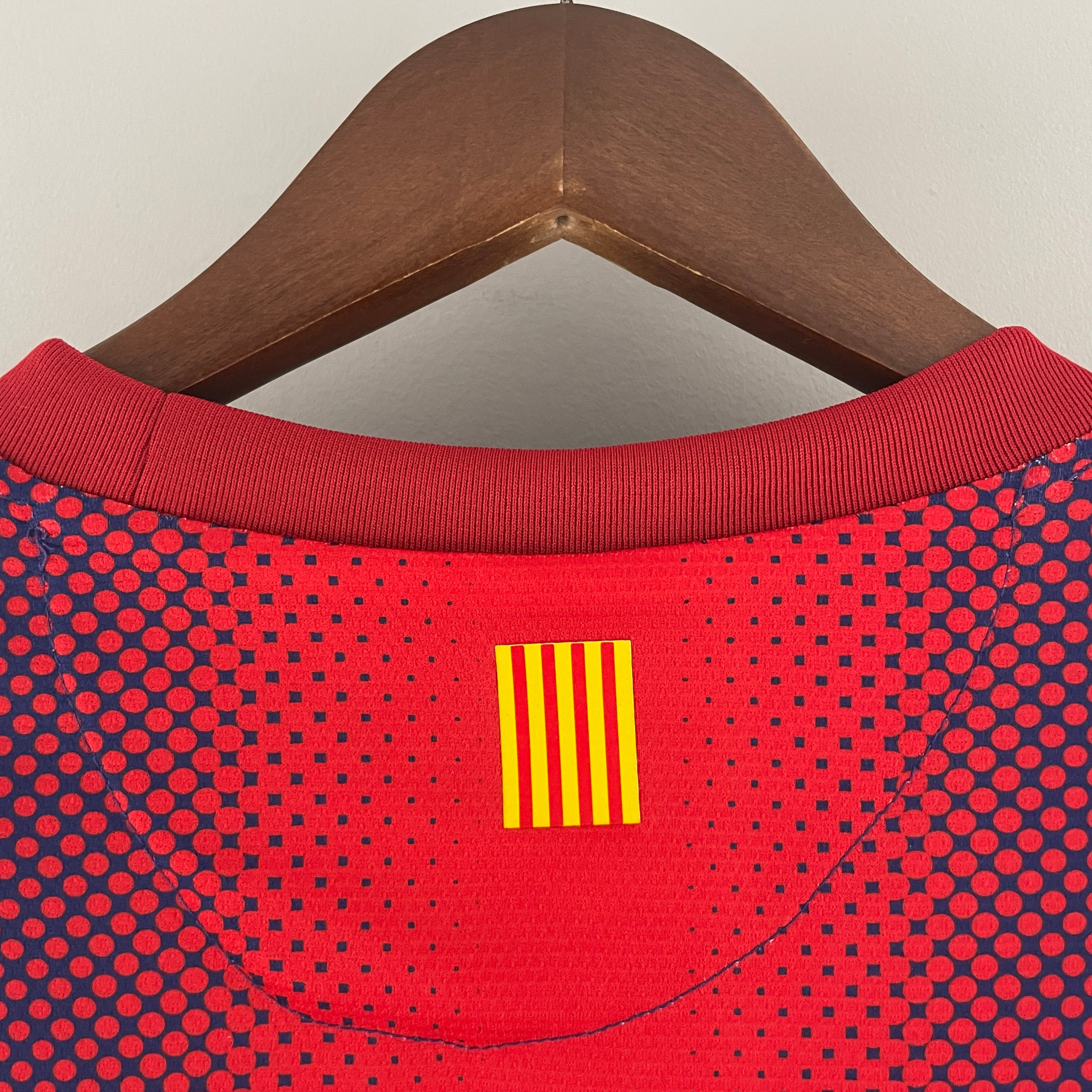 BARCELONA HOME RETRO LONG SLEEVE 12/13