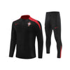 PORTUGAL BLACK AND RED TRACKSUIT