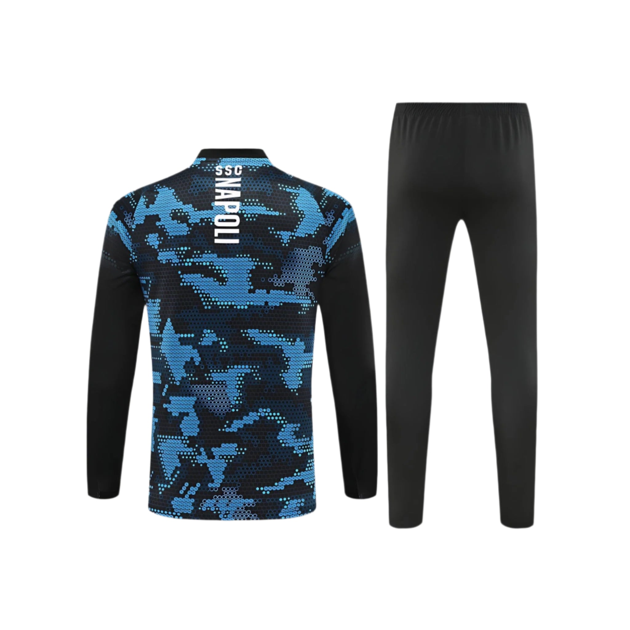 NAPOLI BLACK AND BLUE TRACKSUIT