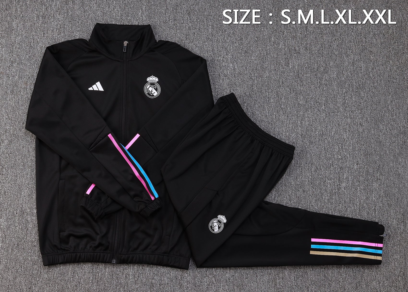 REAL MADRID 23/24 BLACK LONG PULL KIT